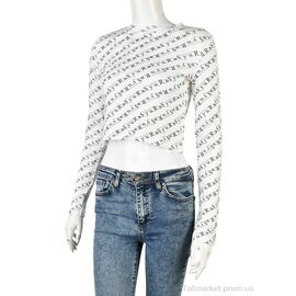 Кофта жіноча Весна/осінь 4393-MT204 white (4 шт. р.сіткаS-XL) "Мир" недорого оптом від прямого постачальника