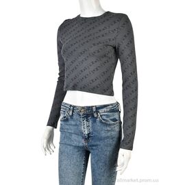 Кофта жіноча Весна/осінь 4393-MT204 grey (4 шт. р.сіткаS-XL) "Мир" недорого оптом від прямого постачальника