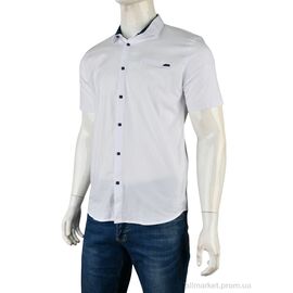 Фотография Мужская рубашка Лето 4392-2107 white (5 шт. р.сетка S-2XL) "Мир" недорого оптом от прямого поставщика