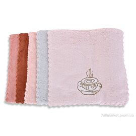 Рушник  66374 (99008) 25x50см mix (20 шт. р.сіткаOne size) "Obuvok" недорого оптом від прямого постачальника