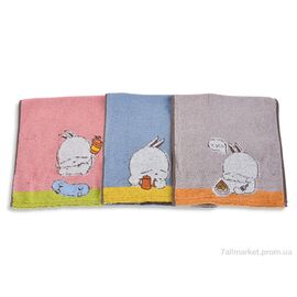 Рушник  3925 (99010) 25x50см mix (20 шт. р.сіткаOne size) "Obuvok" недорого оптом від прямого постачальника