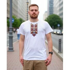 Футболка чоловіча 492 white р.44-52 "Mary Brand" недорого оптом від прямого постачальника