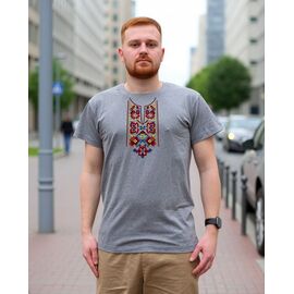 Футболка чоловіча 494 grey р.44-52 "Mary Brand" недорого оптом від прямого постачальника