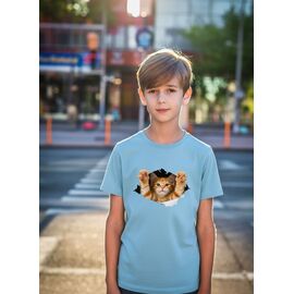 футболка дитяча на хлопчика 534 l.blue р.134-152 "Mary Brand" недорого оптом від прямого постачальника