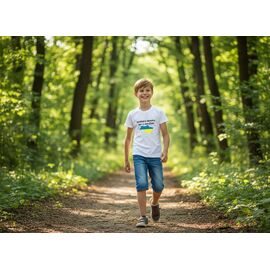 футболка дитяча на хлопчика 535 white р.134-152 "Mary Brand" недорого оптом від прямого постачальника