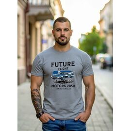 Футболка чоловіча 537 grey р.44-54 "Mary Brand" недорого оптом від прямого постачальника