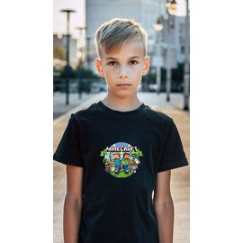 футболка дитяча на хлопчика 549 black р.134-152 "Mary Brand" недорого оптом від прямого постачальника