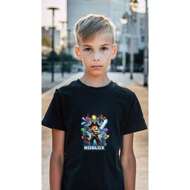 футболка дитяча на хлопчика 550 black р.134-152 "Mary Brand" недорого оптом від прямого постачальника