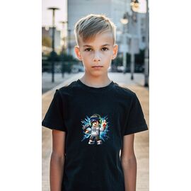 футболка дитяча на хлопчика 554 black р.134-152 "Mary Brand" недорого оптом від прямого постачальника