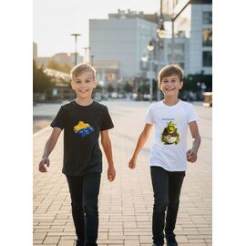 футболка дитяча на хлопчика 560 white р.134-152 "Mary Brand" недорого оптом від прямого постачальника