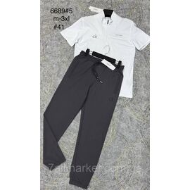 Спортивний костюм чоловічий на манжеті розміри M-3XL  (3цв)"PROSTOMEN" недорого від прямого постачальника