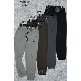 Спортивні штани чоловічі, манжет розміри L-4XL (4кв) "PROSTOMEN" недорого від прямого постачальника