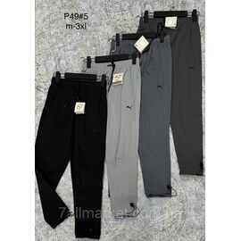 Спортивні штани чоловічі, манжет розміри M-3XL (4кв) "PROSTOMEN" недорого від прямого постачальника