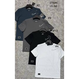 Футболка чоловіча молодіжна р-ри M-3XL (4хв) "PROSTOMEN" недорого гуртом від прямого постачальника