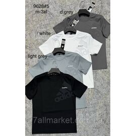 Футболка чоловіча молодіжна р-ри M-3XL (4хв) "PROSTOMEN" недорого гуртом від прямого постачальника