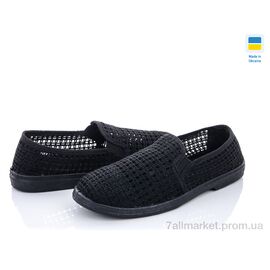 Сліпони чоловічі модні Літо Кредо Укр сетка черн (6 пар р.43-45) "Vladimir" недорого оптом від прямого постачальника