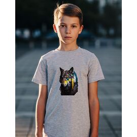 футболка дитяча на хлопчика 563 grey р.134-152 "Mary Brand" недорого оптом від прямого постачальника