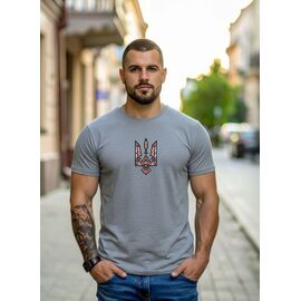 Футболка чоловіча 599 grey р.44-54 "Mary Brand" недорого оптом від прямого постачальника