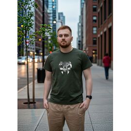 Футболка чоловіча 626 khaki р.44-54 "Mary Brand" недорого оптом від прямого постачальника