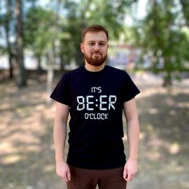 Футболка чоловіча 637 black р.44-54 "Mary Brand" недорого оптом від прямого постачальника