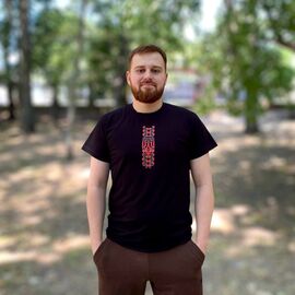 Футболка чоловіча 640 black р.44-54 "Mary Brand" недорого оптом від прямого постачальника