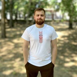 Футболка чоловіча 641 white р.44-54 "Mary Brand" недорого оптом від прямого постачальника