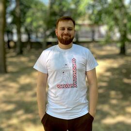 Футболка чоловіча 642 white р.44-54 "Mary Brand" недорого оптом від прямого постачальника