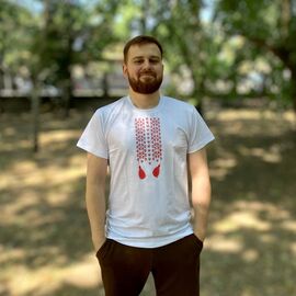 Футболка чоловіча 643 white р.44-54 "Mary Brand" недорого оптом від прямого постачальника