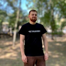 Футболка чоловіча 647 black р.44-54 "Mary Brand" недорого оптом від прямого постачальника