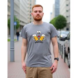 Футболка чоловіча 683 grey р.44-54 "Mary Brand" недорого оптом від прямого постачальника