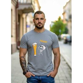 Футболка чоловіча 805 grey р.44-54 "Mary Brand" недорого оптом від прямого постачальника