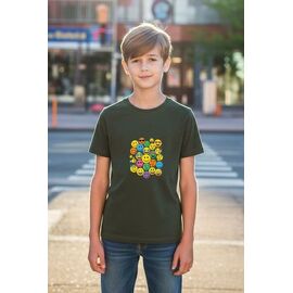 Фотография Футболка детская на мальчика 818 green р.134-152 "Mary Brand" недорого оптом от прямого поставщика