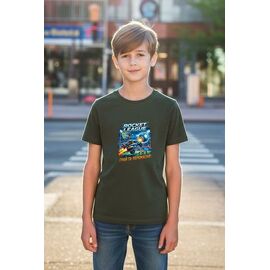 Фотография Футболка детская на мальчика 822 green р.134-152 "Mary Brand" недорого оптом от прямого поставщика