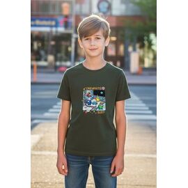 Фотография Футболка детская на мальчика 824 green р.134-152 "Mary Brand" недорого оптом от прямого поставщика