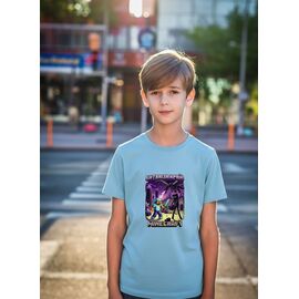 Фотография Футболка детская на мальчика 833 l.blue р.134-152 "Mary Brand" недорого оптом от прямого поставщика