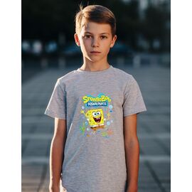 Фотография Футболка детская на мальчика 842 grey р.134-152 "Mary Brand" недорого оптом от прямого поставщика