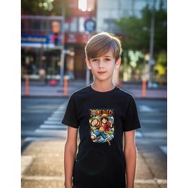 Фотография Футболка детская на мальчика 850 black р.134-152 "Mary Brand" недорого оптом от прямого поставщика