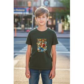 Фотография Футболка детская на мальчика 853 green р.134-152 "Mary Brand" недорого оптом от прямого поставщика