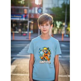 Фотография Футболка детская на мальчика 854 l.blue р.134-152 "Mary Brand" недорого оптом от прямого поставщика