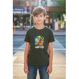 Фотография Футболка детская на мальчика 855 green р.134-152 "Mary Brand" недорого оптом от прямого поставщика