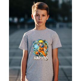 Фотография Футболка детская на мальчика 858 grey р.134-152 "Mary Brand" недорого оптом от прямого поставщика