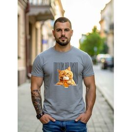 Футболка чоловіча 884 grey р.44-54 "Mary Brand" недорого оптом від прямого постачальника