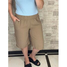 Фотография Шорты женские 001 d.beige р.48-58 "VALENTINA" недорого оптом от прямого поставщика