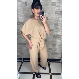 Костюм жіночий 020 beige р.50-56 "VALENTINA" недорого оптом від прямого постачальника