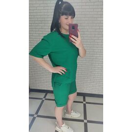 Костюм жіночий 043-1 green р.42-48 "VALENTINA" недорого оптом від прямого постачальника