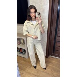 Костюм жіночий 076 l.beige р.42-48 "VALENTINA" недорого оптом від прямого постачальника