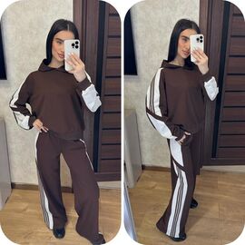 Костюм жіночий 110-0 brown р.42-52 "VALENTINA" недорого оптом від прямого постачальника