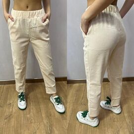Фотография Штаны женские 230 l.beige р.42-48 "VALENTINA" недорого оптом от прямого поставщика