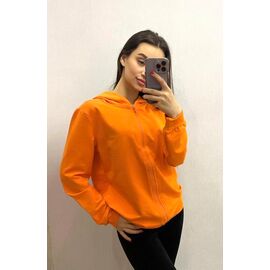 Кофта спортивна жіноча VL136 orange р.42-48 "VALENTINA" недорого оптом від прямого постачальника