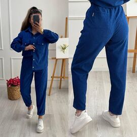 Костюм жіночий 1002 blue р.42-52 "Alisa Brand" недорого оптом від прямого постачальника